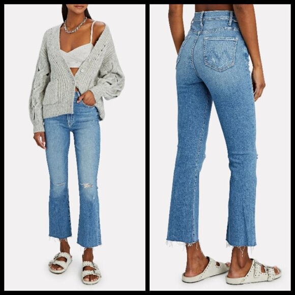 💕MOTHER DENIM💕 The Hustler Ankle Fray Jeans ~ Understudy 33 NWOT - Picture 1 of 16